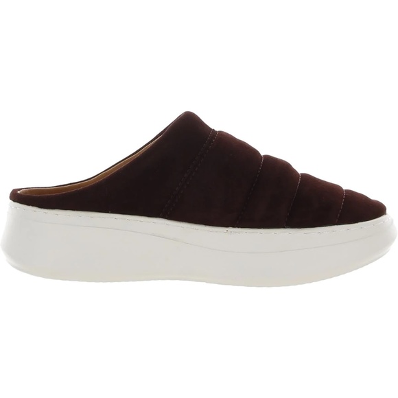 New Gentle Souls Womens Rosette Puff Slip On Platform Plumberry Mules Shoes NIB - Picture 2 of 8